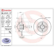 Brembo Front & Rear Brake Discs & Pads fits Renault Clio III 2005-2014 1.2