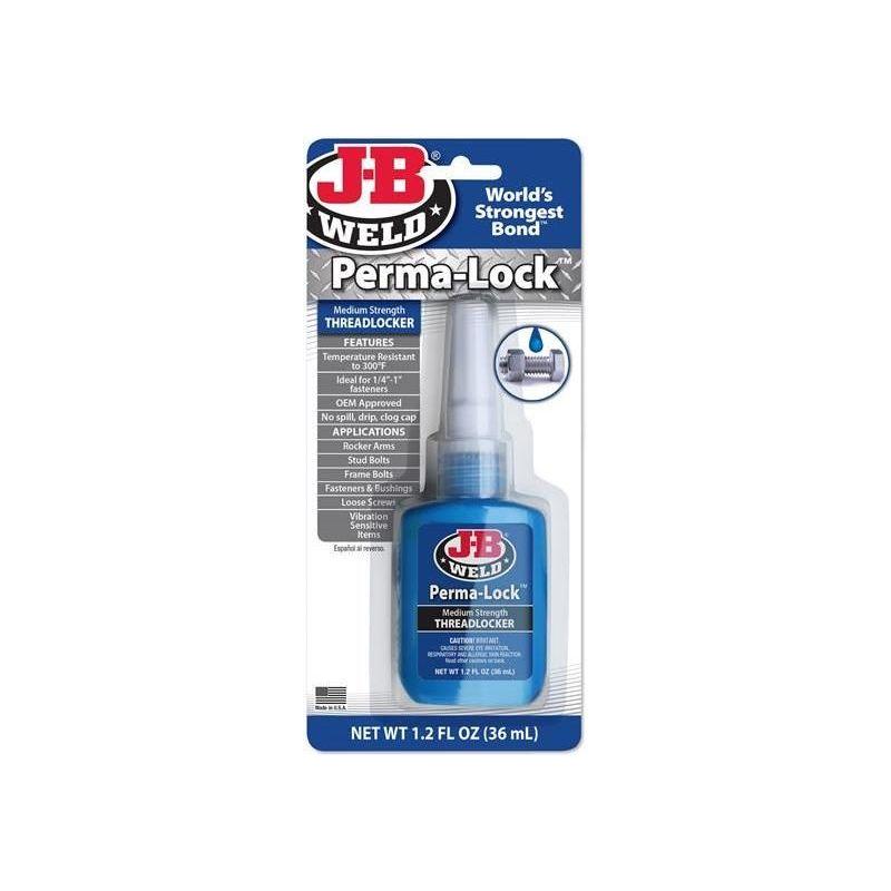 J-B Weld Perma-lock Blue Medium Strength Threadlocker 36ml J-B Weld - NN4 Online