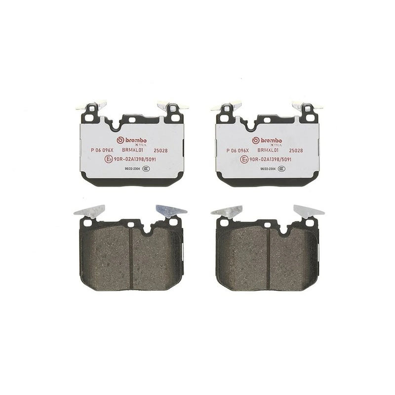 Brembo 4 x Front Brake Pad Set fits BMW 1 Sports Hatch 2015-2019