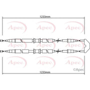 Apec Handbrake Cable Rear CAB1464