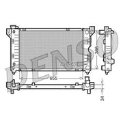 Denso Engine Radiator DRM06010