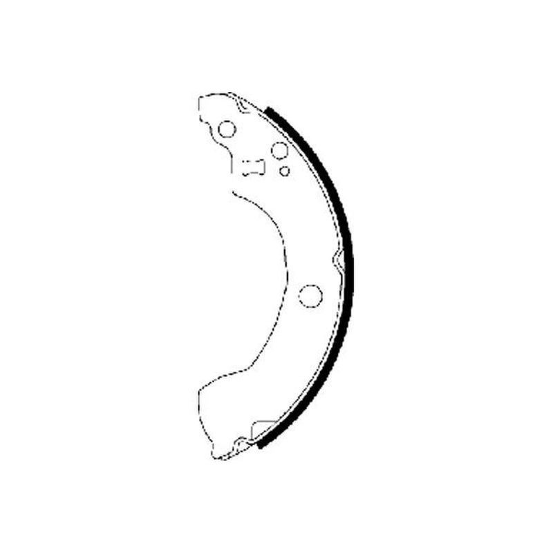 Mintex Brake Shoe Set Axle Kit fits Nissan Almera 2000-2006 1.5 1.8 2.2