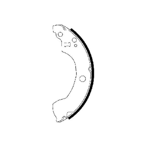 Mintex Brake Shoe Set Axle Kit fits Nissan Almera 2000-2006 1.5 1.8 2.2