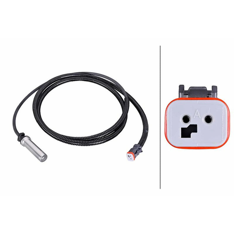 Hella ABS Wheel Speed Sensor Rear fits Scania 4 - Series 1996-2008