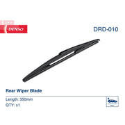 Denso Rear Wiper Blades fits Alfa Romeo Giulietta 2010-2020 1.4 1.6 1.8 2.0