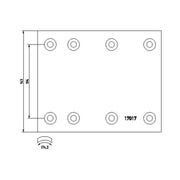 Textar Textar Cv Brake Lining Set 1701703