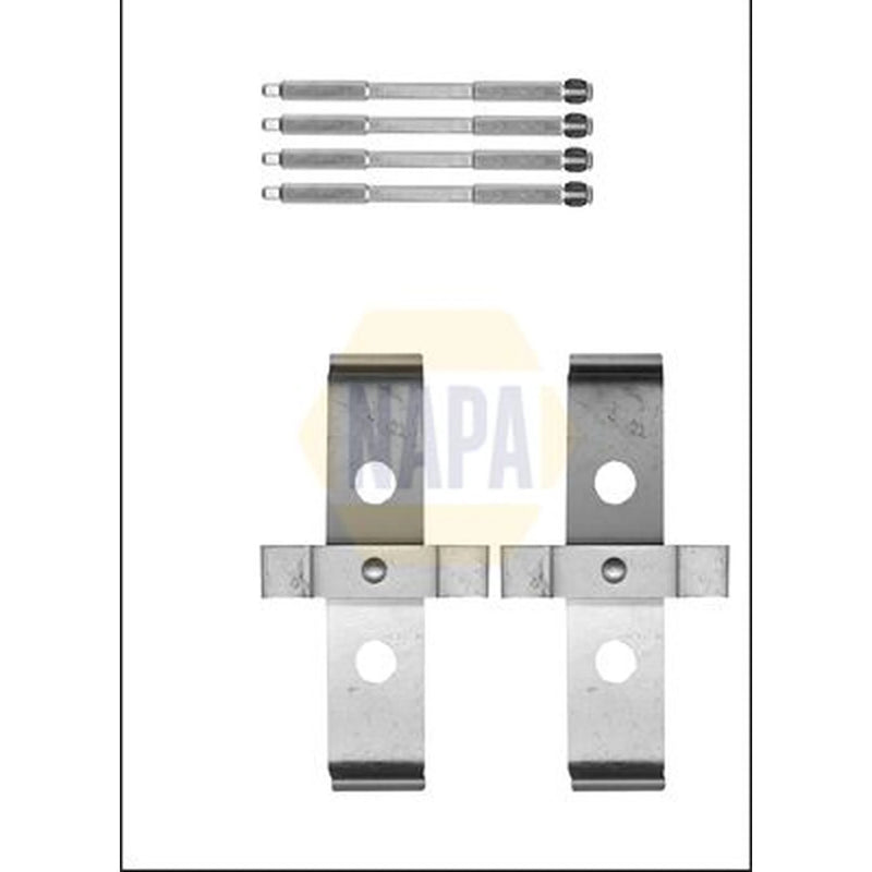 NAPA Brake Pad Accessory Fitting Kit Front fits Land Rover Range Rover 2002-2012