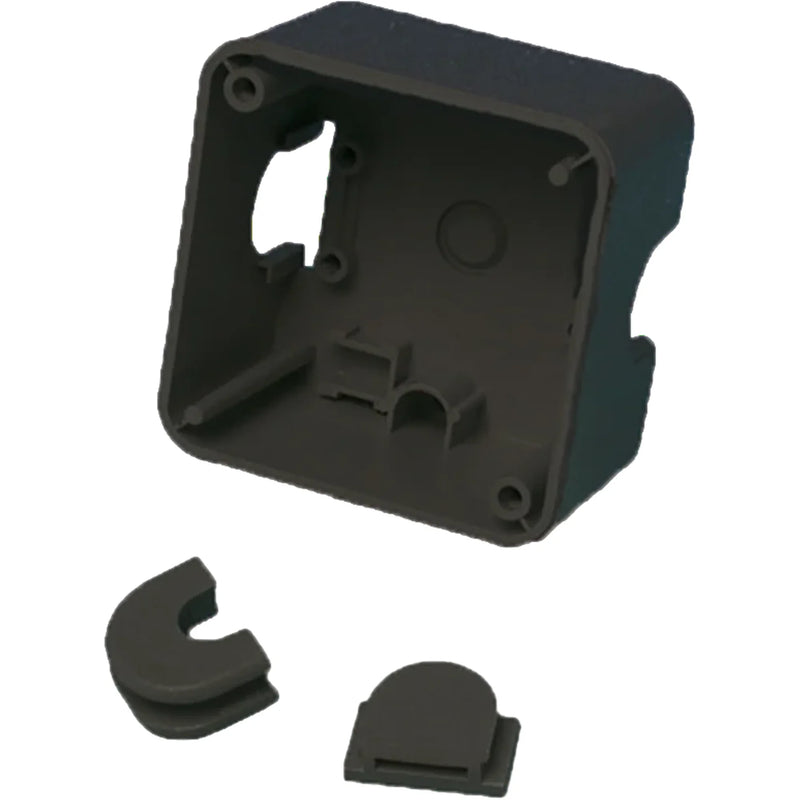 Fawo Single Surface Pattress Gloss Black 1 Pack