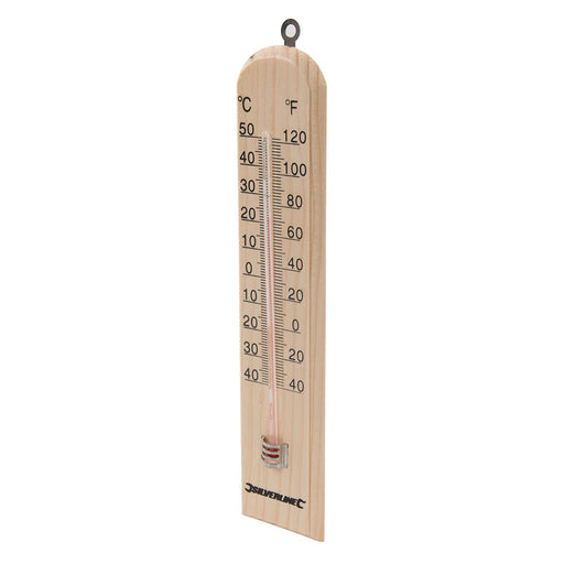 Silverline Wooden Thermometer -40° to +50°C Silverline - Dynamic Drive