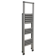 Sealey Aluminium Prof Folding Step Ladder 3-Step 150kg Capacity APSL3 Sealey  - Dynamic Drive