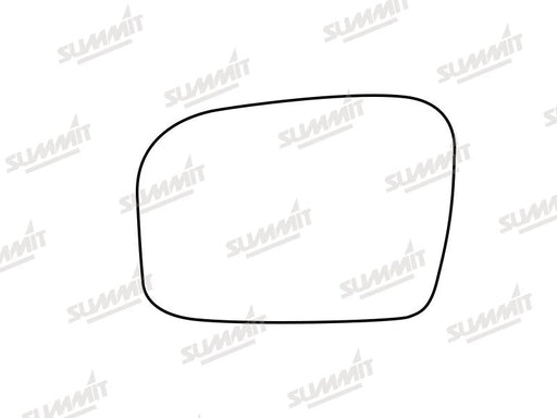 Summit Stick-On Standard Mirror Glass fits Subaru Legacy 09 to 16 LHS Summit - Bars 4 Cars