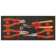 Sealey Premier Premier Insulated Pliers Set with Tool Tray 4pc - VDE Approved Sealey Premier - Dynamic Drive