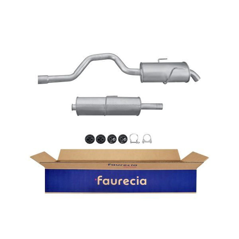 Hella End Silencer Rear fits Renault Espace 1997-2002 1.9 2.2