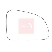 Apec Exterior Wing Mirror Glass Right fits Opel Meriva A 2003-2010