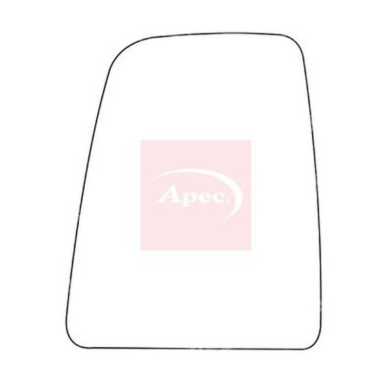 Apec Exterior Wing Mirror Glass Left fits Ford Transit V363 2013-2025 2.0 2.2