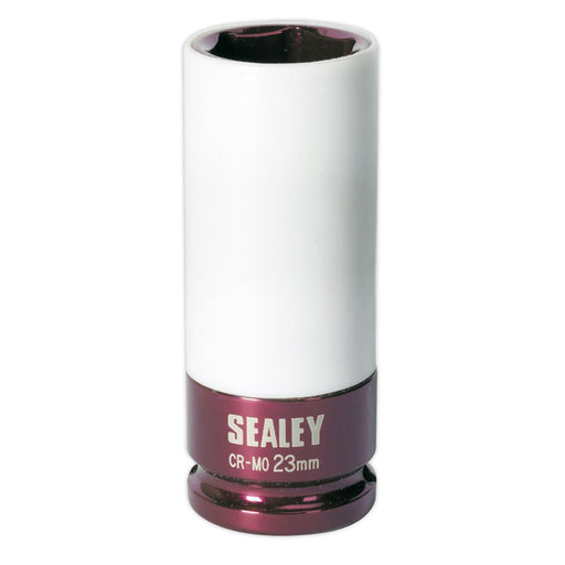 Sealey Alloy Wheel Impact Socket 23mm 1/2"Sq Drive SX03023 Sealey - Dynamic Drive