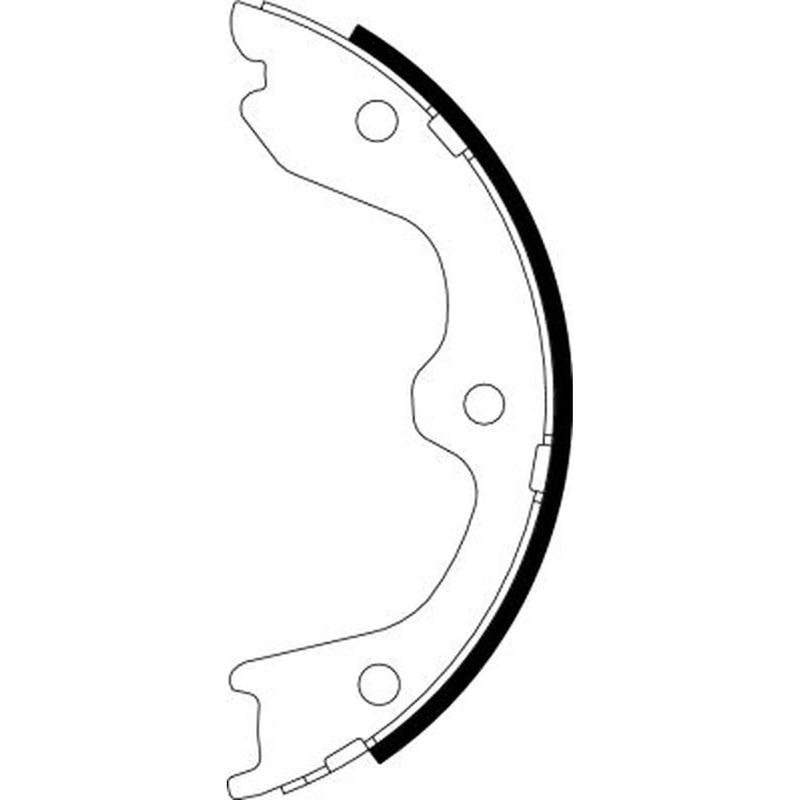 Mintex Parking Brake Shoe Set fits Infiniti Ex 2008 on