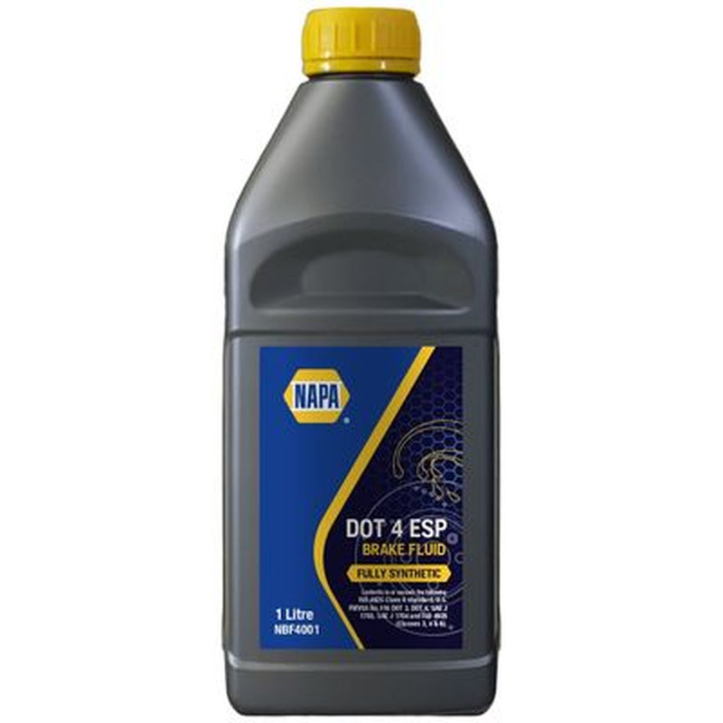 NAPA Brake Fluid DOT 4 LV 1l fits Abarth 124 Spider 2016 on 1.4