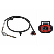 Hella Exhaust Gas Temperature Sensor before soot particul fits Chevrolet Captiva