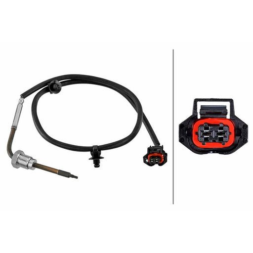 Hella Exhaust Gas Temperature Sensor before soot particul fits Chevrolet Captiva