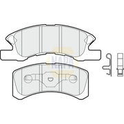 NAPA Front Brake Pad Set fits Daihatsu Trevis 2006 on 1.0