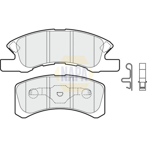 NAPA Front Brake Pad Set NBP1777