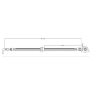 Juratek Brake Hydraulic Hose Line Front fits Mini Mini 2013-2020