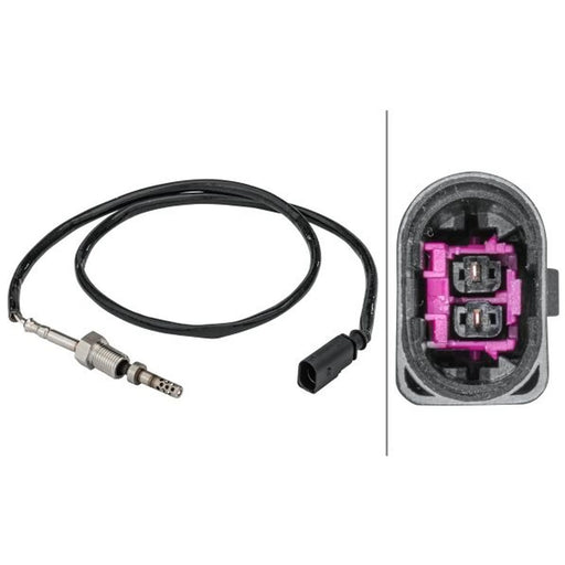 Hella Exhaust Gas Temperature Sensor before exhaust turbocharger fits VW Amarok