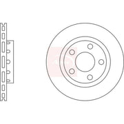 Apec 2 x Vented Brake Discs fits Audi A8 D2 1994-2002 2.8 3.7 4.2