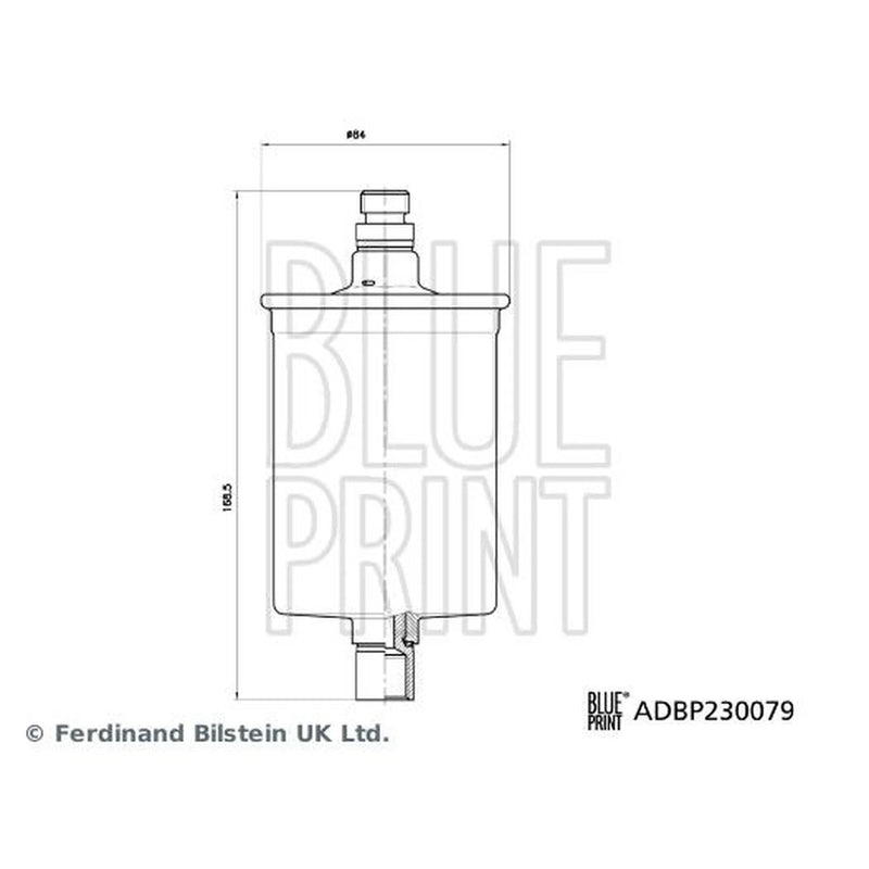 Blue Print Fuel Filter Element ADBP230079