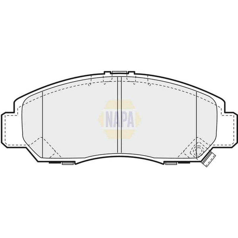 NAPA Front & Rear Pads fits Honda Civic VII 2001-2005 1.6 2.0