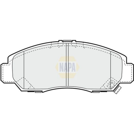 NAPA Front Brake Pad Set NBP1729