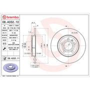 Brembo Front & Rear Brake Discs & Pads fits Audi A4 B7 2004-2008 2.0 3.0 3.2