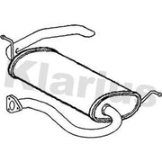 Klarius Box With Tail Pipe Rear fits Mitsubishi Pajero/Shogun IV 2006-2007 3.2