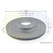 Comline Front Brake Discs & Pads fits Mazda 6 2007-2013 1.8 2.0 2.2 2.5
