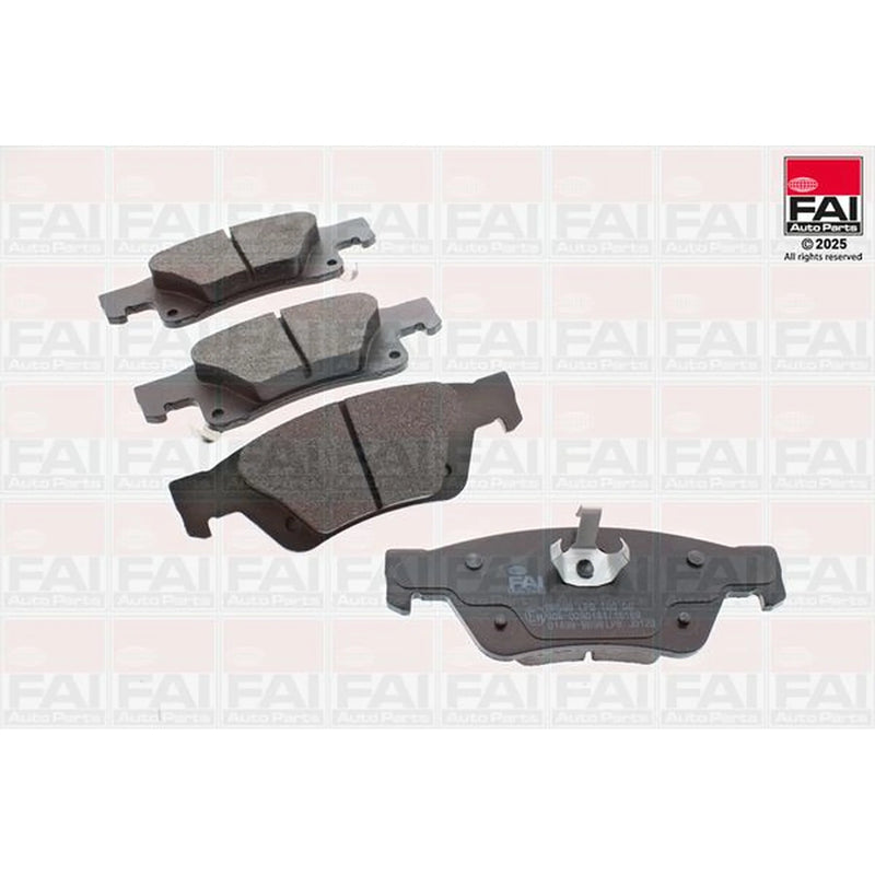 FAI Rear Brake Pad Set fits Dodge Durango 2011 on 5.7