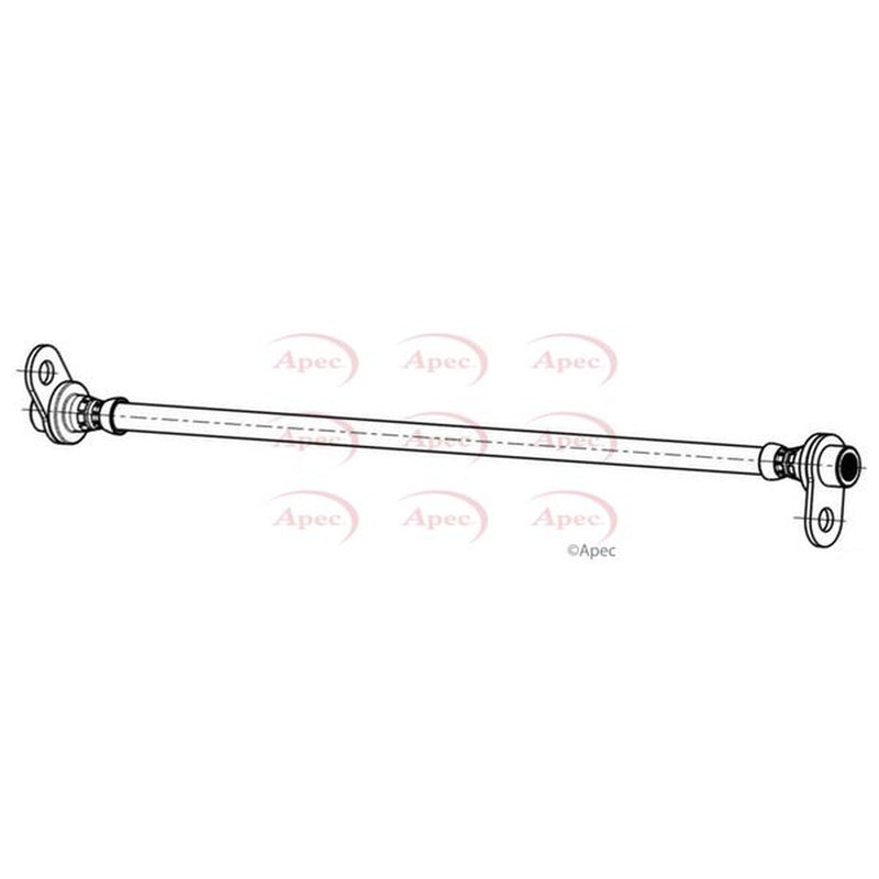Apec Brake Hydraulic Hose Line Rear Left fits Mitsubishi Asx 2010 on 1.6