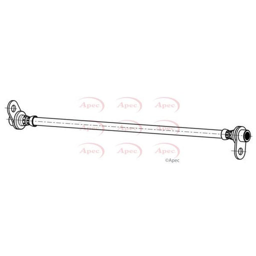 Apec Brake Hydraulic Hose Line Rear Left fits Mitsubishi Asx 2010 on 1.6