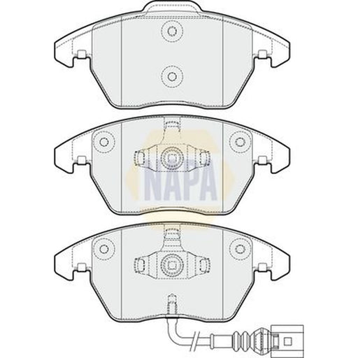 NAPA Front Brake Pad Set NBP1590