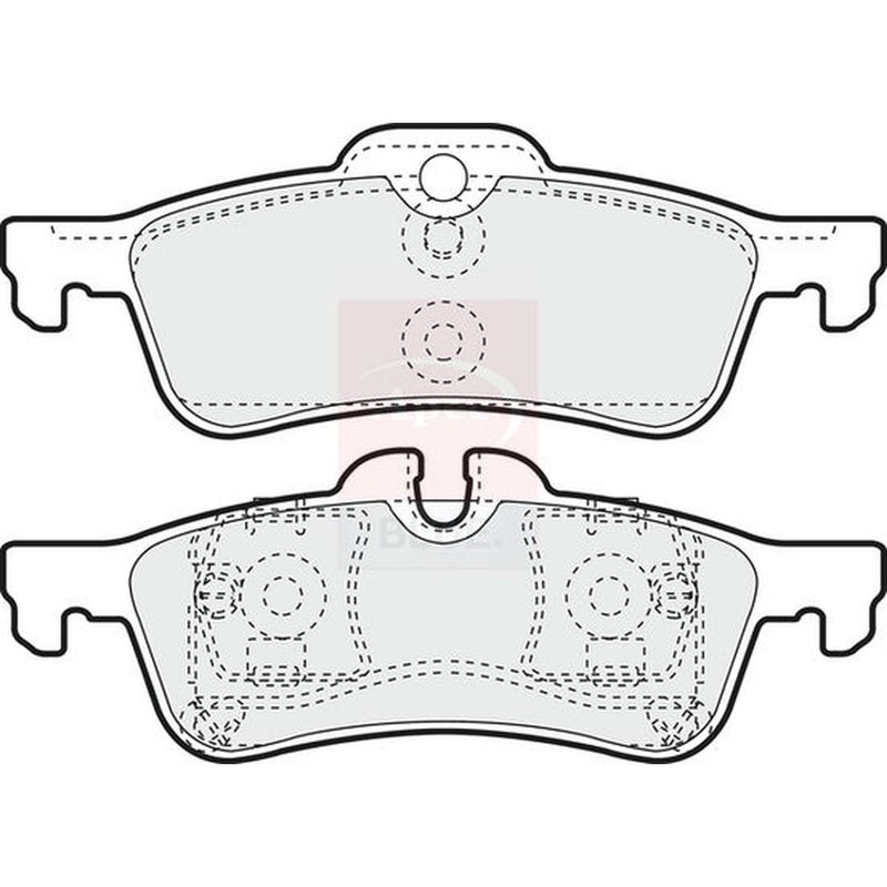 Apec Rear Brake Solid Discs & Pads fits Mini Mini 2001-2010
