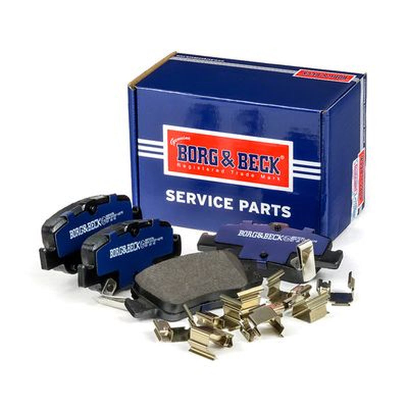 Borg & Beck Front & Rear Brake Discs & Pads fits Toyota Auris 2012-2018 1.8