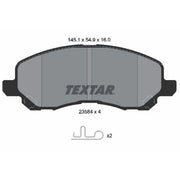 Textar Front Brake Pad Set 2358401