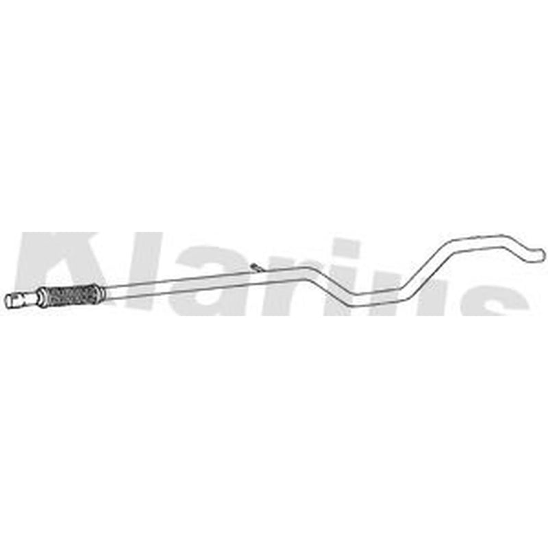Klarius Exhaust Pipe OD fits Fiat 500 2007 on 1.2
