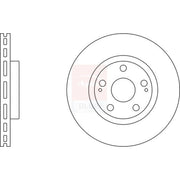 Apec 2 x Vented Front Brake Discs SDK6171-x2