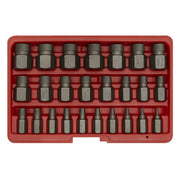 Sealey Multi-Spline Screw Extractor Set 25pc AK8182 Sealey - Dynamic Drive