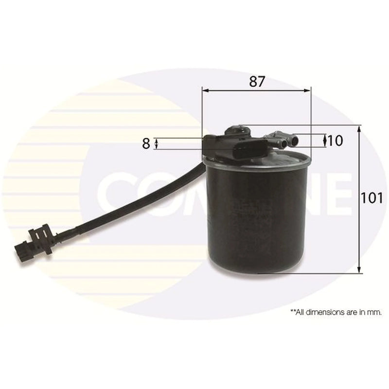Comline Fuel Filter Element fits Mercedes-Benz C-Class 2008-2014