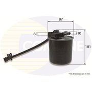 Comline Fuel Filter Element EFF277D