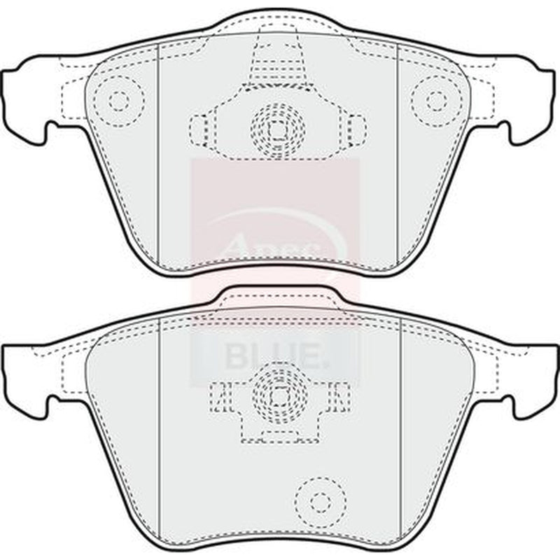 Apec Front & Rear Brake Discs & Pads fits Volvo XC90 I 2002-2014 2.5 3.2