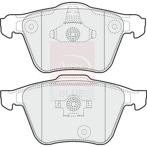 Apec Front & Rear Brake Discs & Pads fits Volvo XC90 I 2002-2014 2.5 3.2