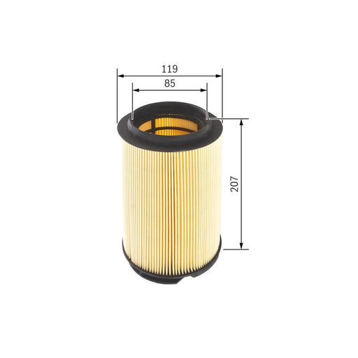 Bosch Engine Air Filter fits Mini Mini 2002-2008